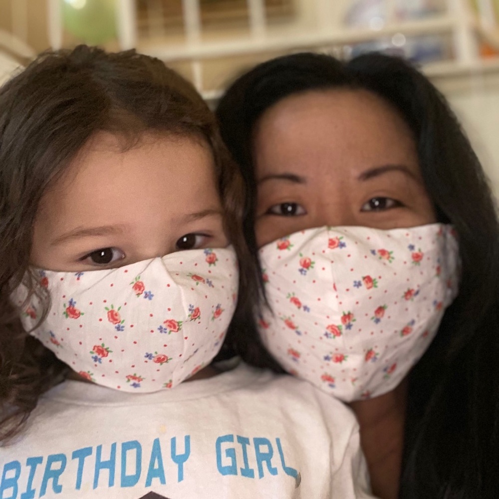 Mommy & Me Set of 2 Floral Print Face Masks
